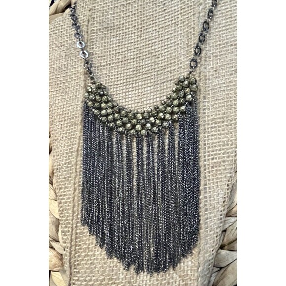 Fun Fashion Jewelry Necklace Gold Tone Cleopatra Style Egyptian Queen Revival - Picture 2 of 7